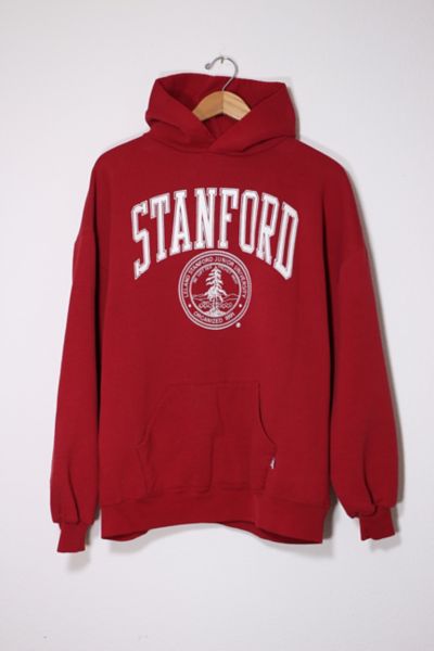 【U LAN】(UNISEX) Stanford Over Hood Stanford University Full-Zip Hooded Sweatshirt: Stanford