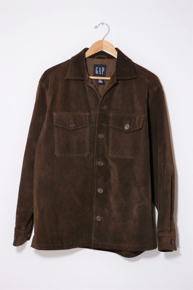 Gap suede shirt jacket new arrivals