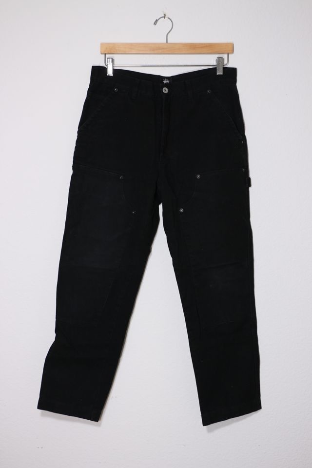 Vintage Stussy Tapered Double Knee Canvas Carpenter Pants