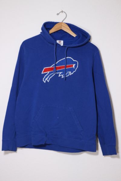 1970 Buffalo Bills Artwork: Unisex Varsity Color-⁠Block Hooded Sweatshirt