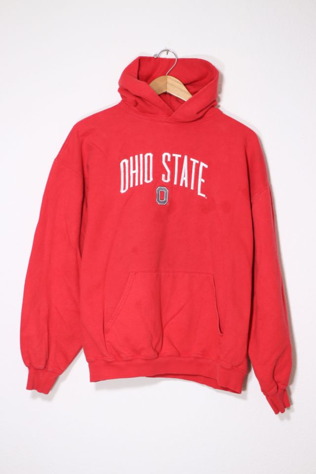 Ohio state red on sale hoodie