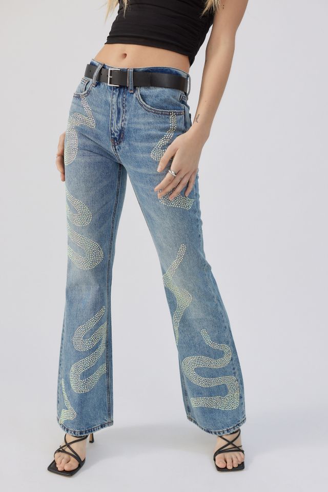 Sparkly bootcut hot sale jeans