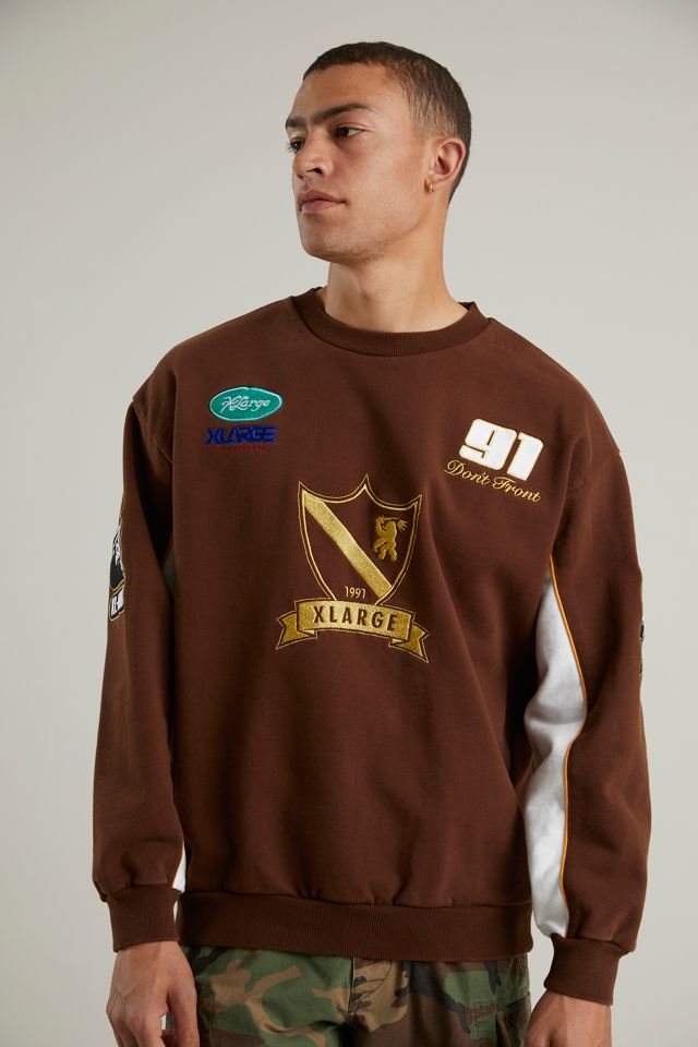 XLARGE Panel Crew Neck Sweatshirt | Urban Outfitters