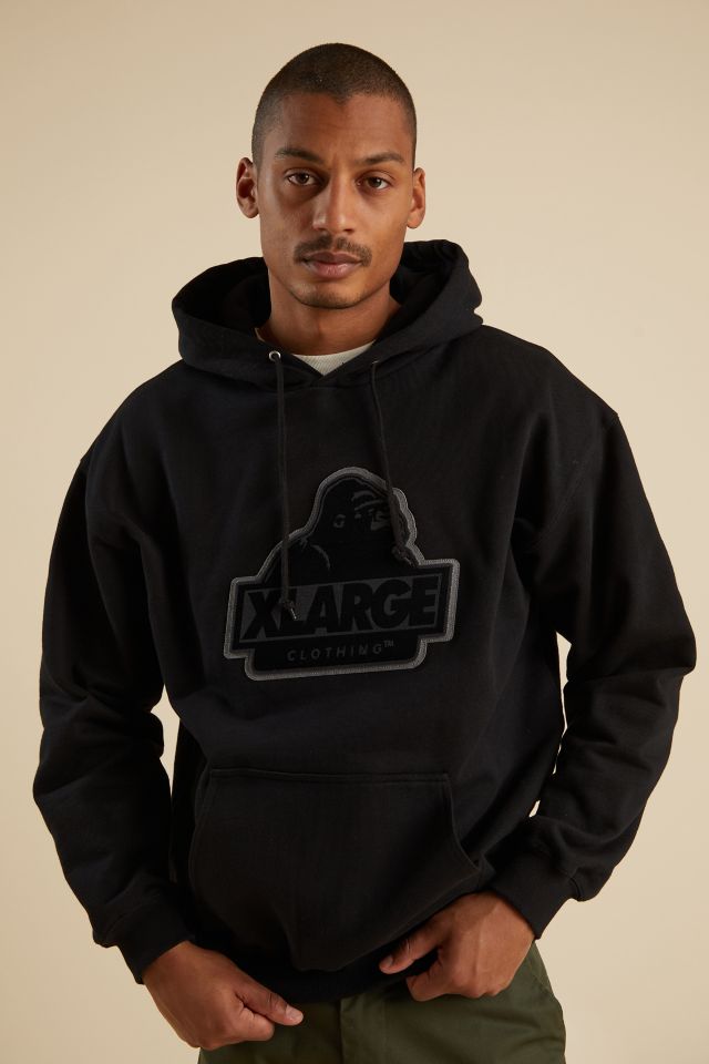 XLARGE Brushed Embroidered Hoodie Sweatshirt