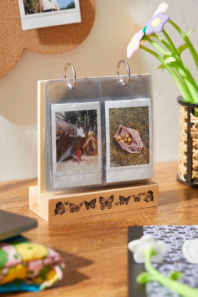 Printed Tabletop Wood Flip Instax Mini Picture Frame