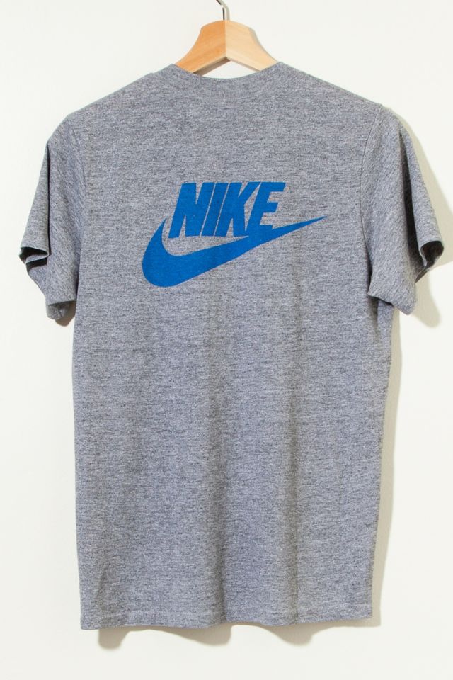 Nike Blue Tag Vintage 80's Swoosh Athletic T-Shirt – thefuzzyfelt