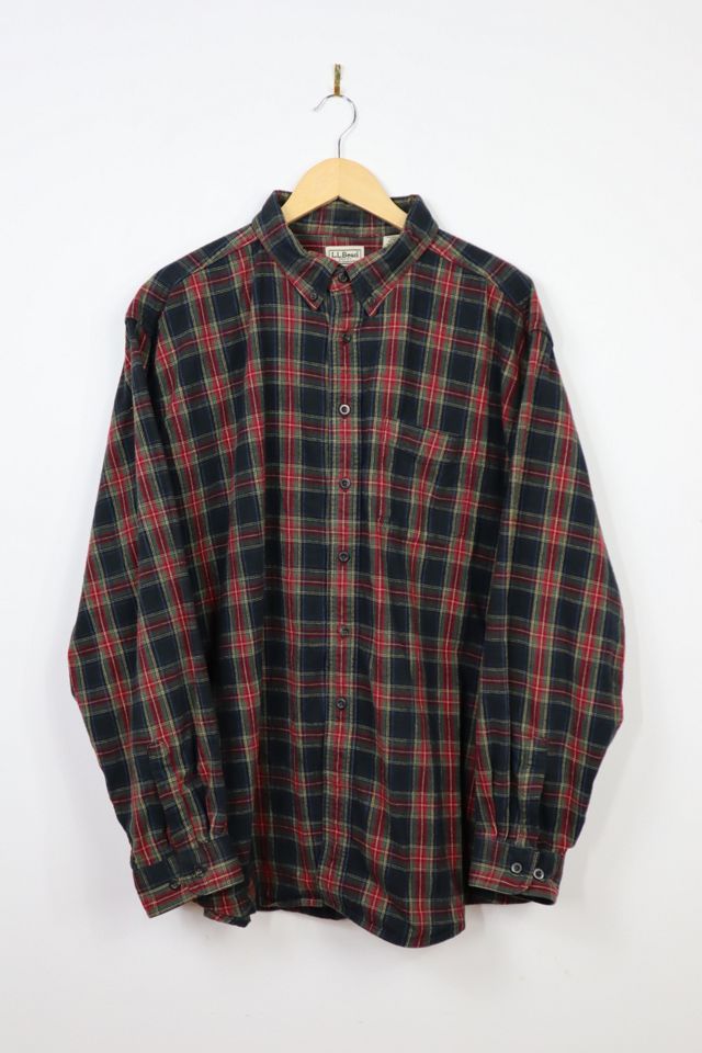Vintage L.L. Bean Plaid Flannel Shirt | Urban Outfitters