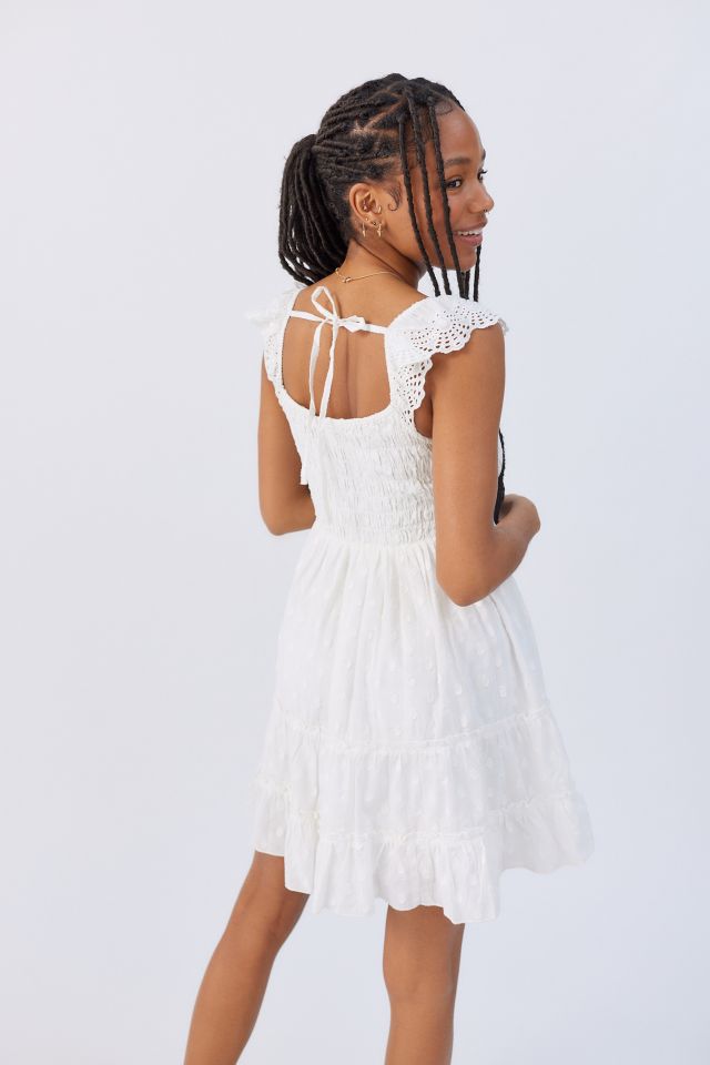 UO Malta Flutter Sleeve Mini Dress #1