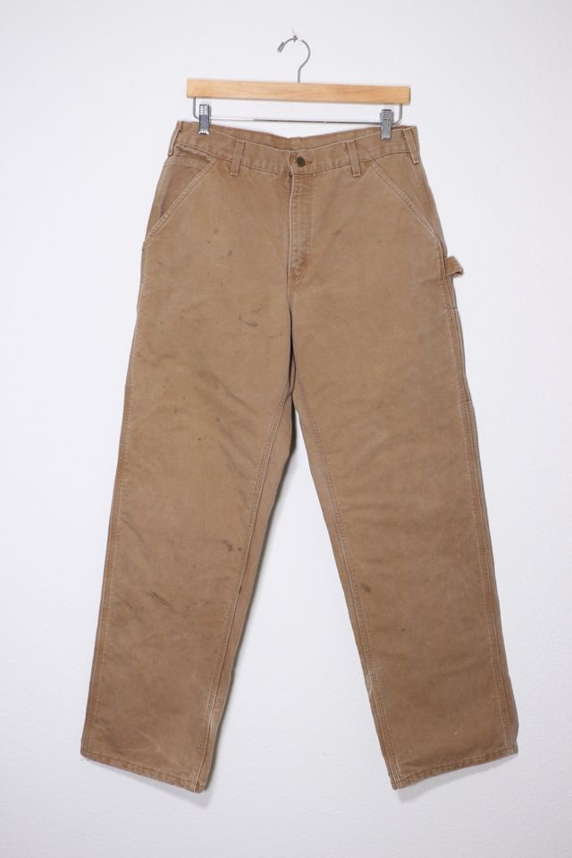 Men's Flannel Lined Carpenter Pants 