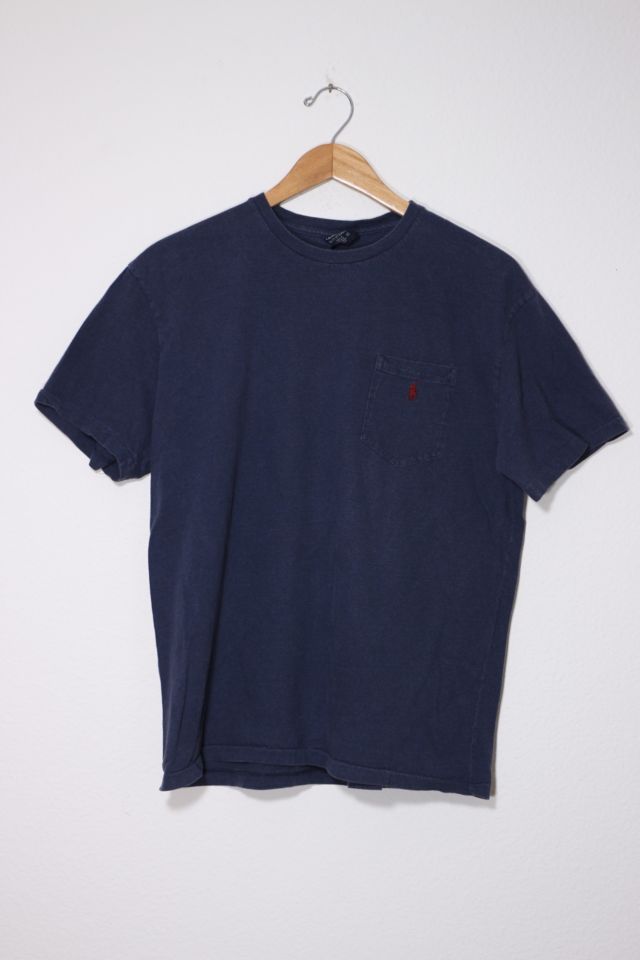 Vintage Polo Ralph Lauren Washed Logo Pocket T Shirt | Urban Outfitters