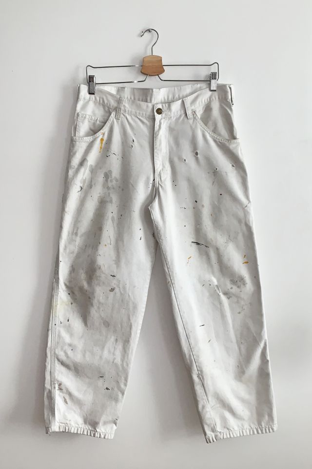 Vintage Paint Splatter Carpenter Utility Pants