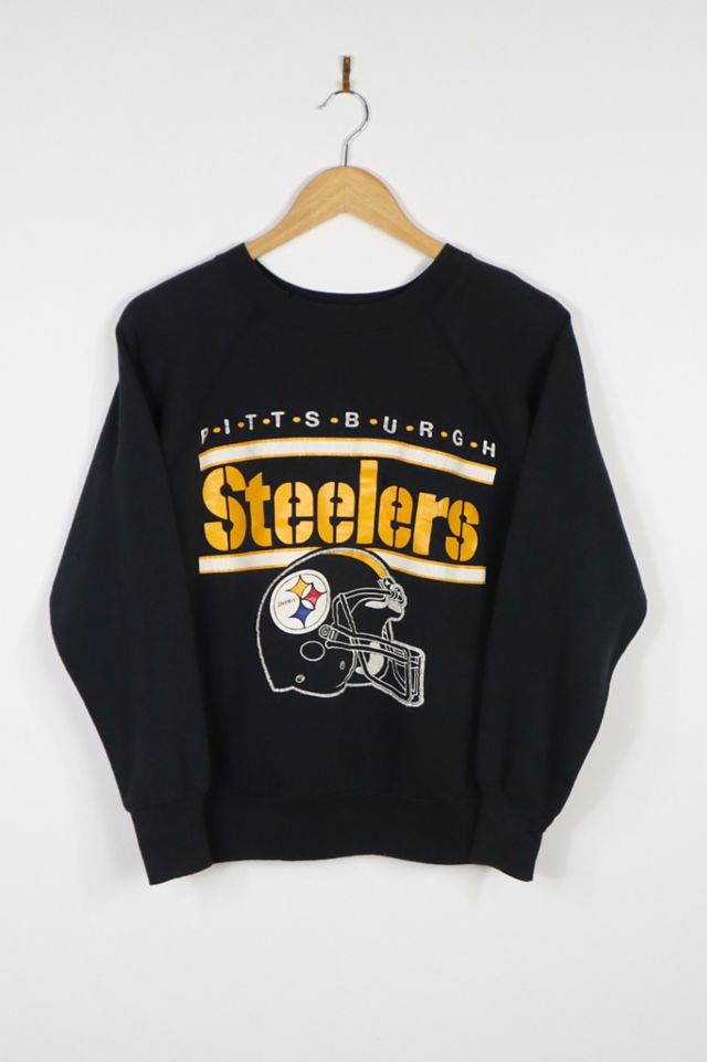 Nfl Pittsburgh Steelers Women's Primary Antique Long Sleeve Crew Fleece  Sweartshirt : Target