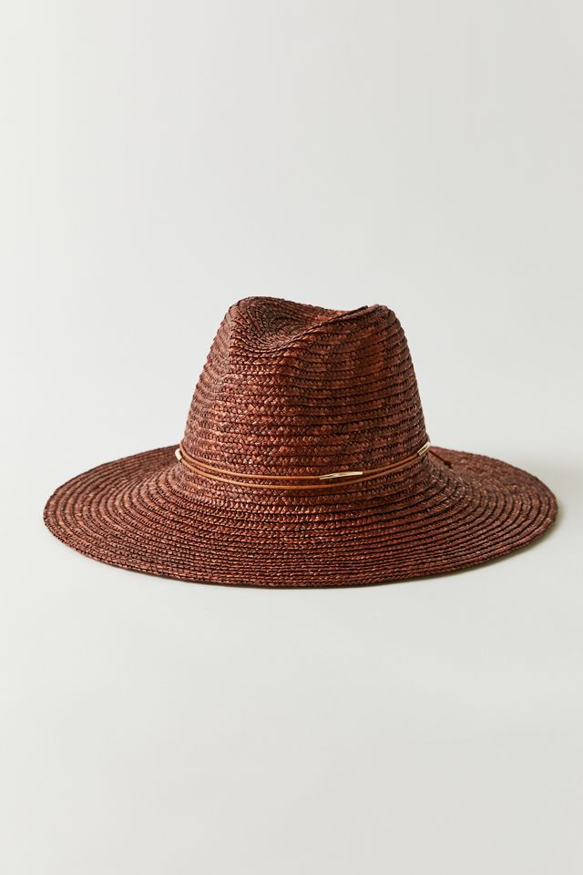Gigi Pip Isla Straw Fedora Urban Outfitters
