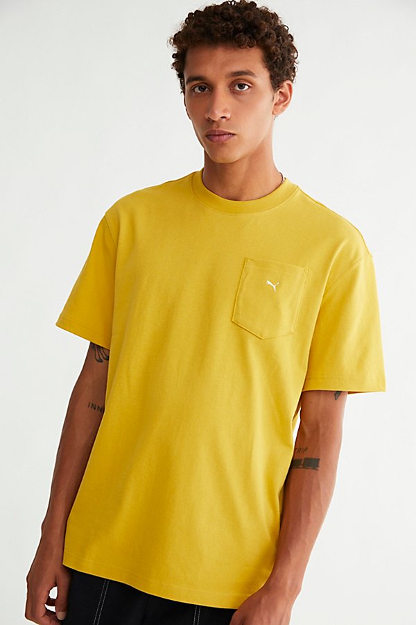 Puma Mmq T-shirt In Yellow