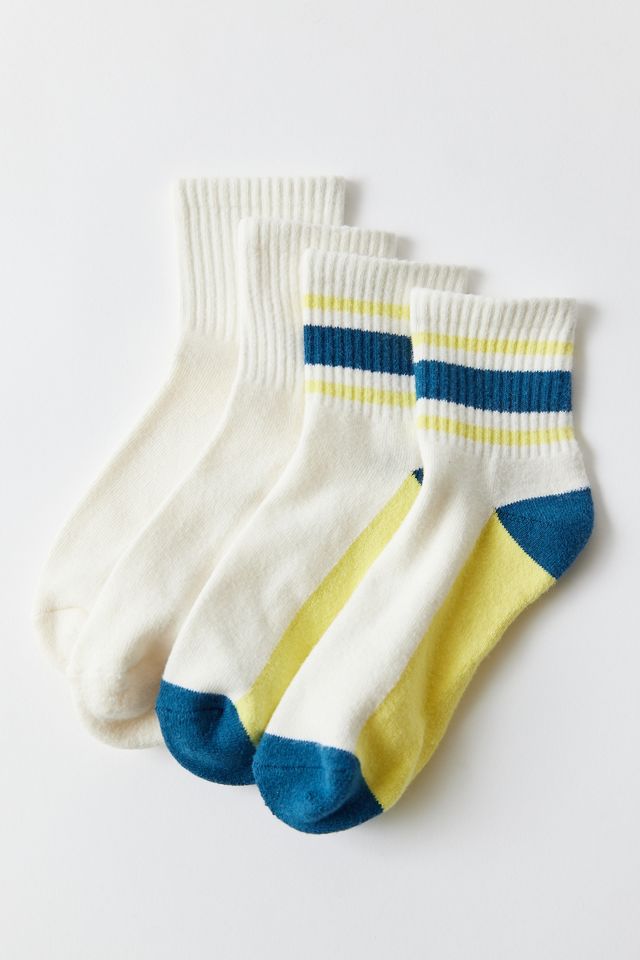 Athletic Quarter Sock 2Pack Urban Outfitters