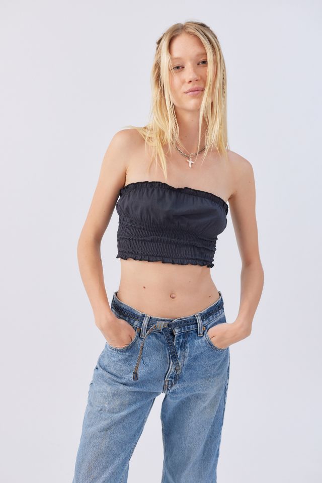 UO Stella Smocked Tube Top | Urban Outfitters