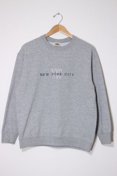 NYC Embroidered Monogram Sweatshirt