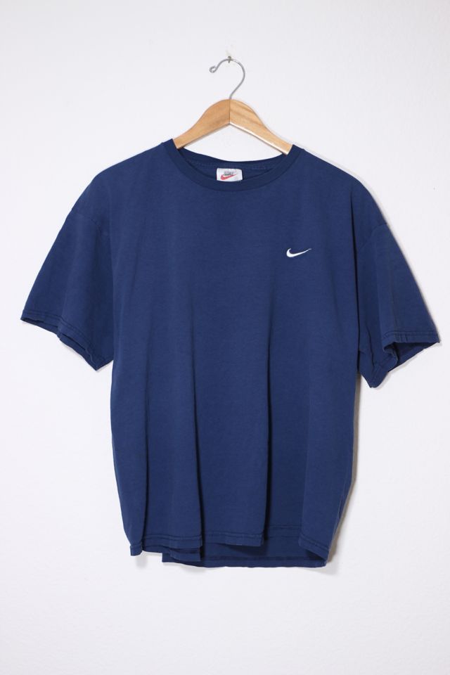 Vintage Nike 90s Embroidered Logo T Shirt Made in USA | Urban