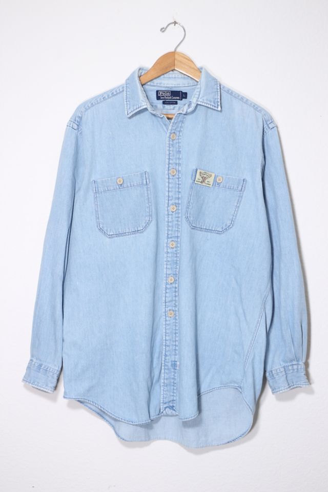 Vintage ralph outlet lauren denim shirt