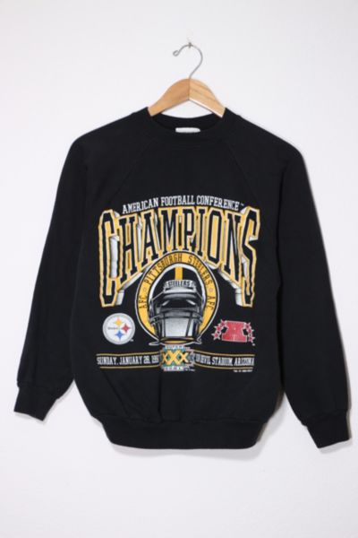 VINTAGE 1996 PITTSBURGH STEELERS WHITE CREWNECK Closet From