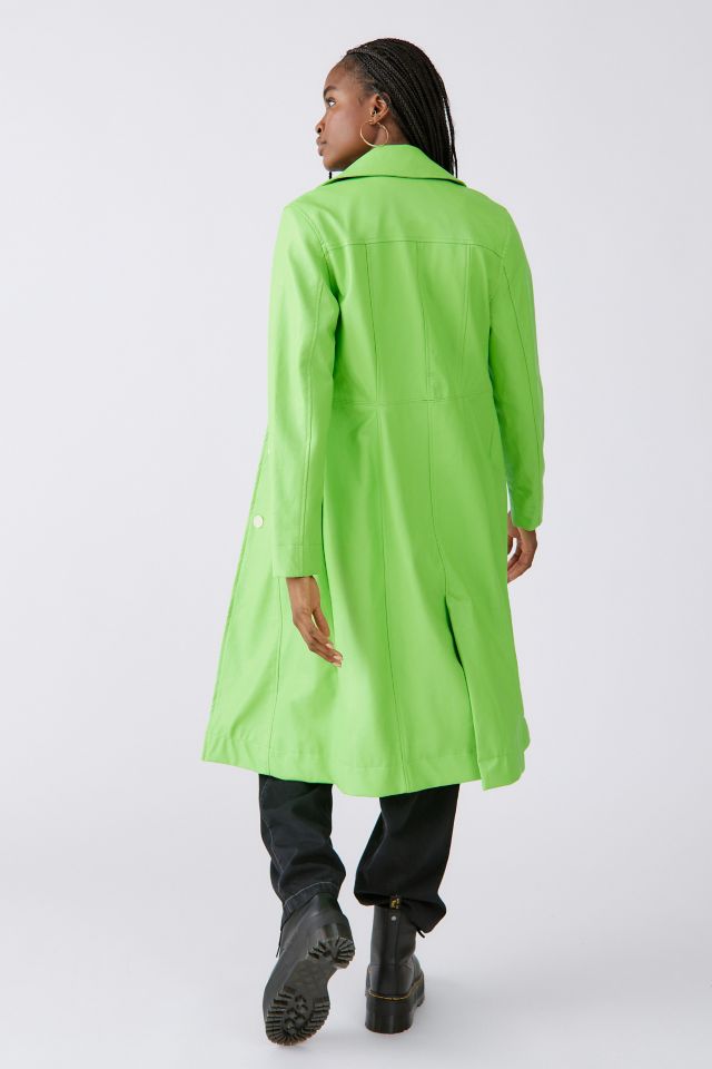 UO Lara Faux Leather Coat #1