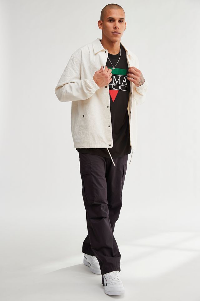 Puma MMQ Seersucker Coach Jacket | Urban Outfitters