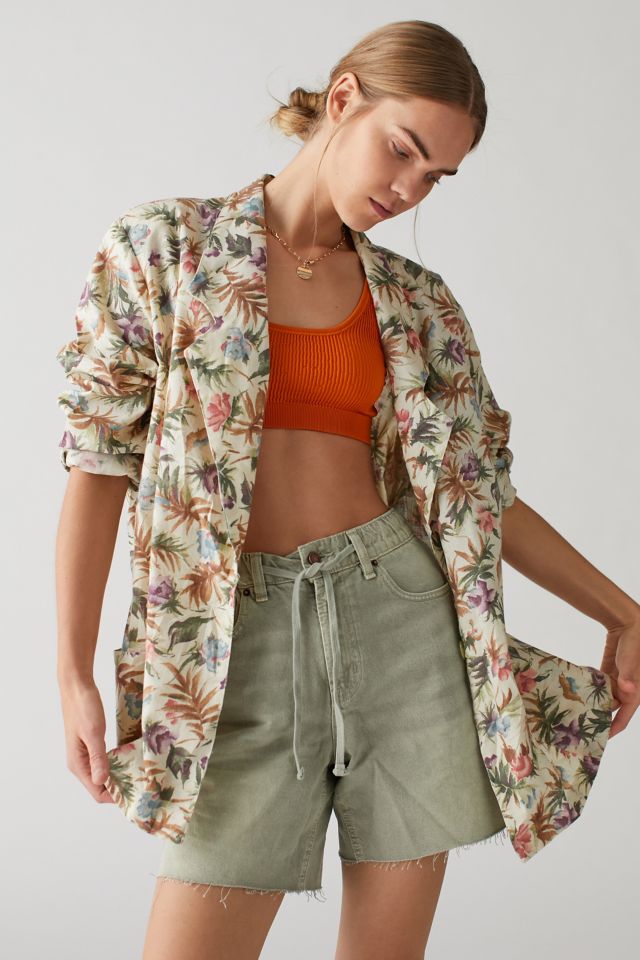 Vintage hot sale floral jacket