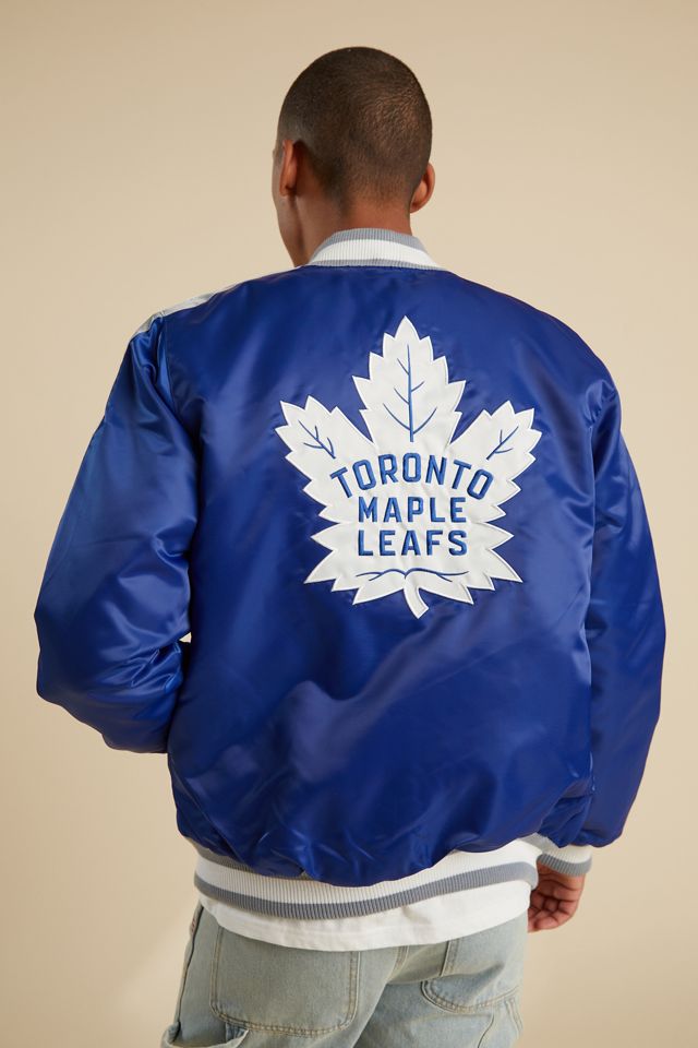 Starter Toronto Maple Leafs Satin Varsity Jacket | Urban