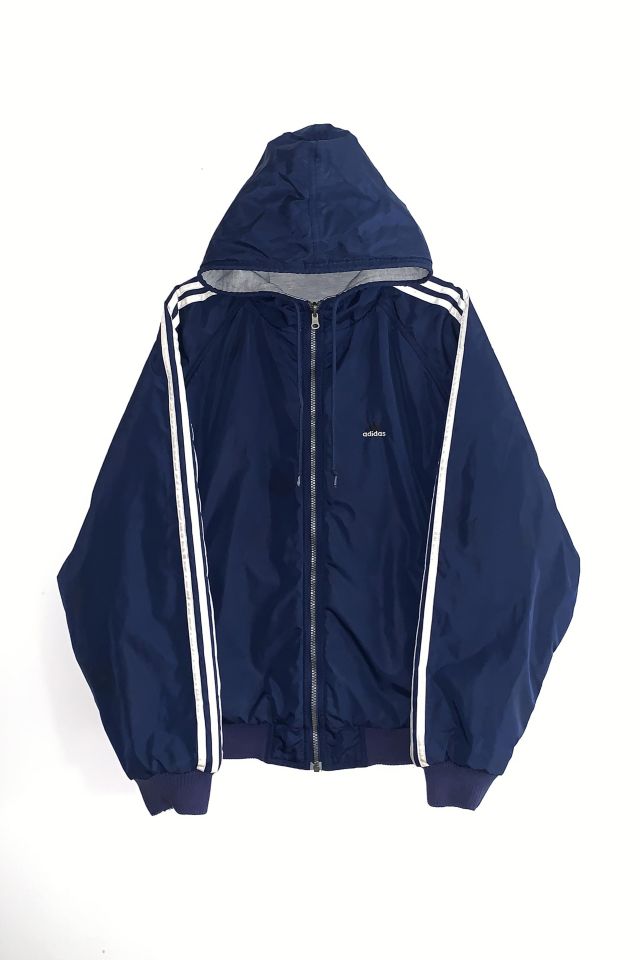 Vintage Adidas Reversible Hooded Jacket Urban Outfitters