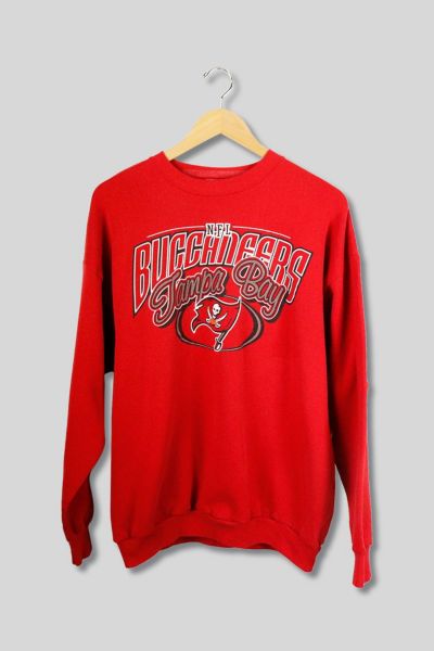 CustomCat Tampa Bay Buccaneers Vintage 1970's NFL Crewneck Sweatshirt White / 2XL