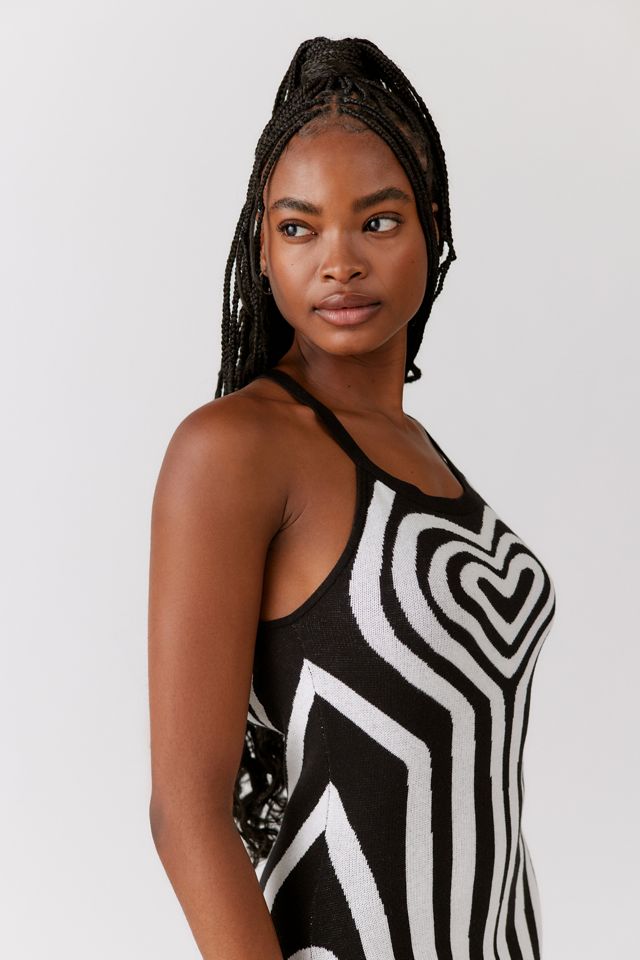 Another Girl Jojo Illusion Midi Dress #2