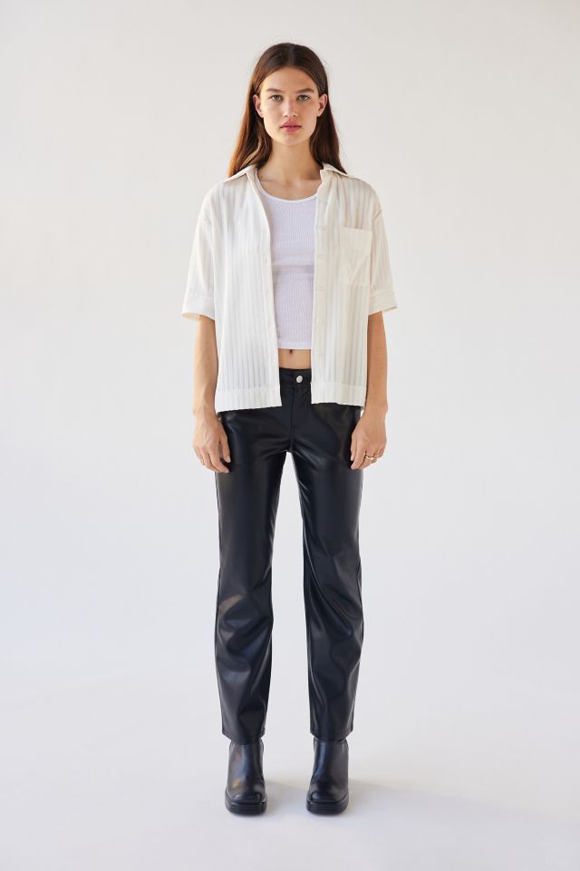 Urban outfitters leather on sale pants