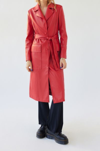 X-girl × YURINO FAUX LEATHER TRENCH COAT 11-22-21Studio2_KS_KP_11-26-