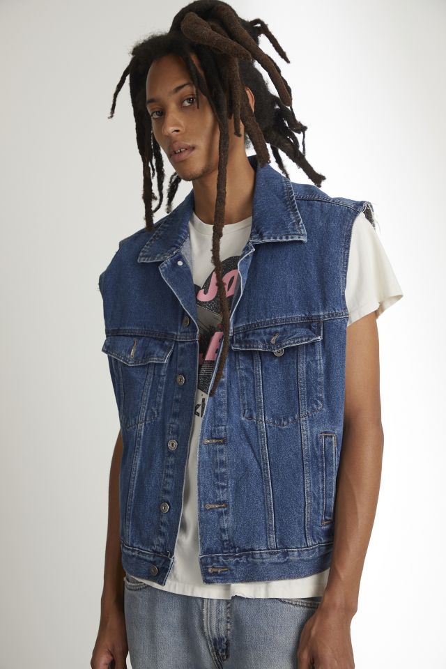 Vintage denim vest outlet mens