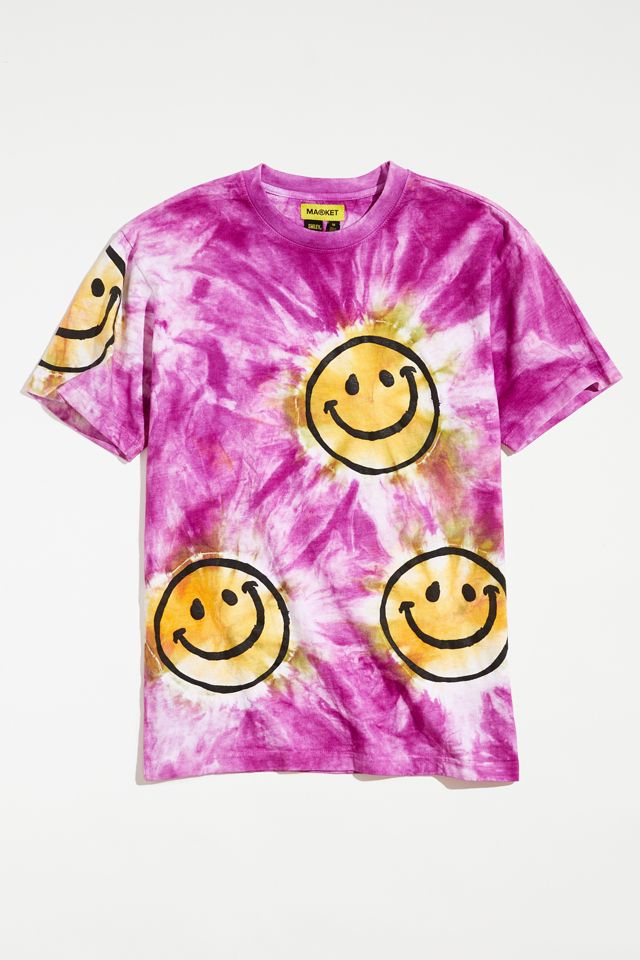 Market X Smiley Twilight Tie-Dye Tee | Urban Outfitters