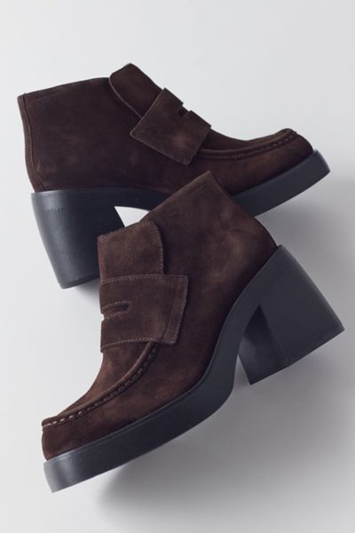Vagabond Shoemakers Brooke Suede Boot In Chocolate