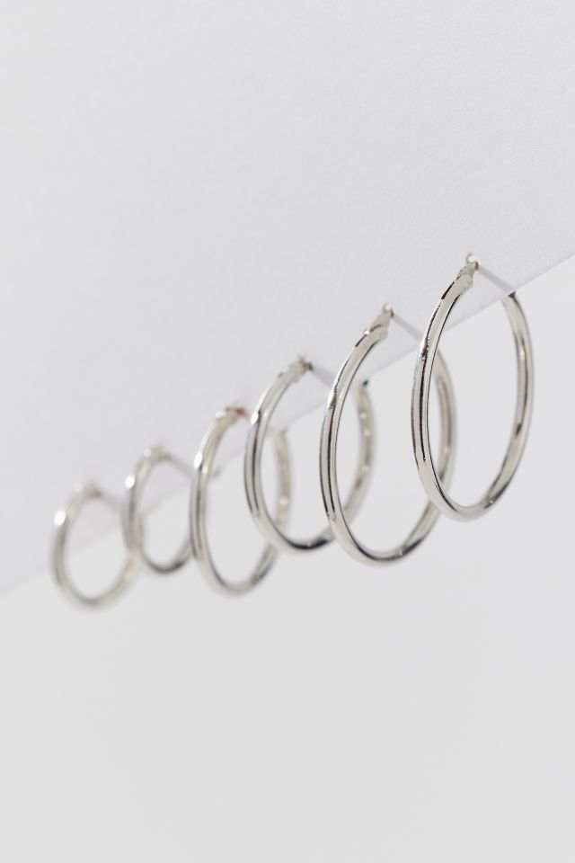 Thin Mini Hoop Earring Set | Urban Outfitters Canada