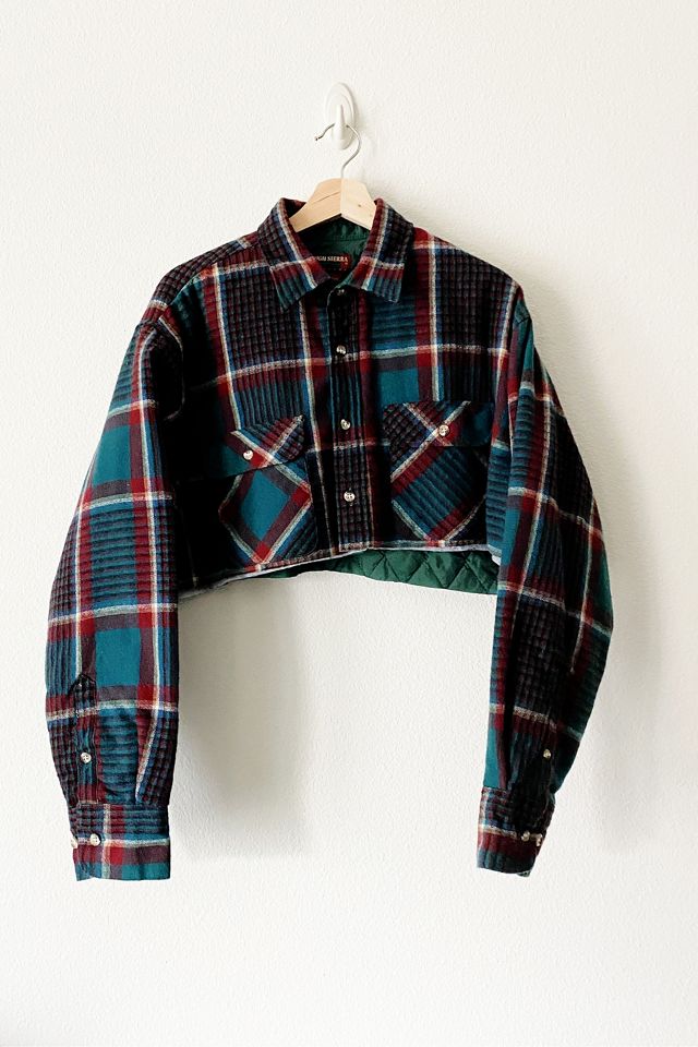 Vintage Reworked Thermal Flannel Jacket Urban Outfitters
