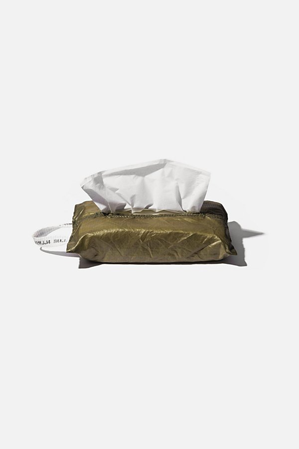 Puebco Recycled Vintage Parachute Tissue Box Cover In Green