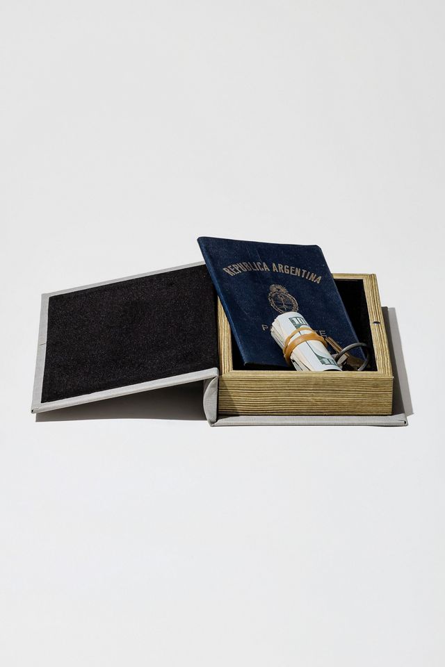 Puebco Velvet Lined Book Box | Urban Outfitters