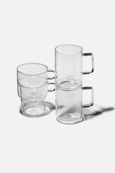 Shop Puebco Borosilicate Glass Mug In Clear At Urban Outfitters
