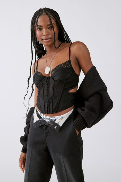 I just about squeeze into Urban Outfitters' viral corset, the fact they  don't make bigger cup sizes yet is embarrassing