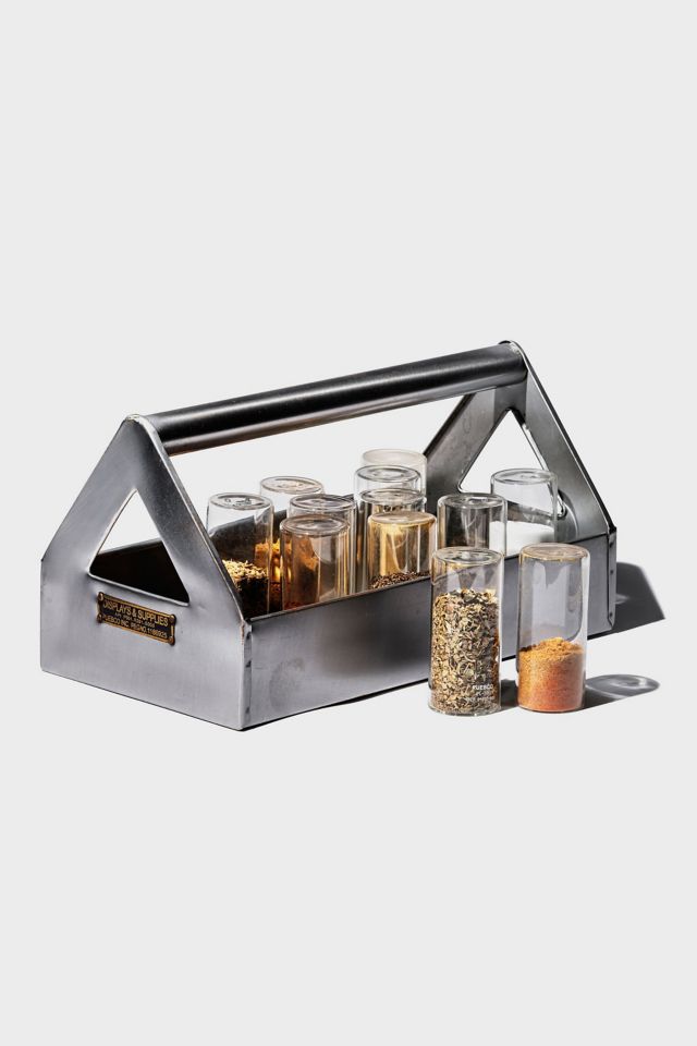 Puebco Reclaimed Steel Tool Organizer Storage Tray #1