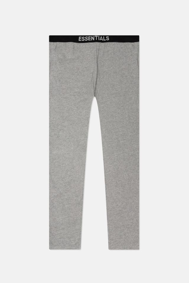 Fear of God ESSENTIALS: Gray Cotton Lounge Pants