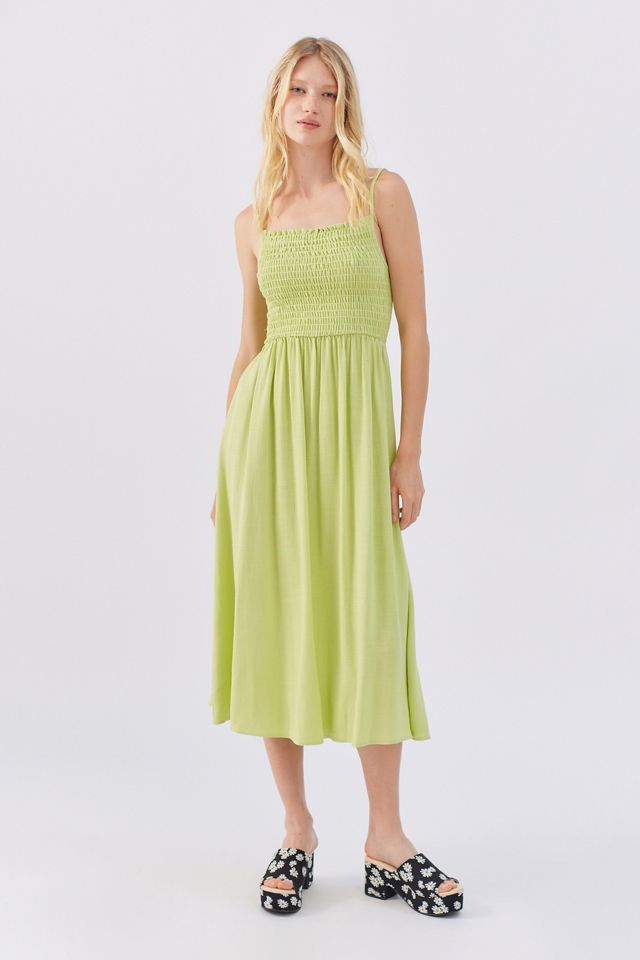 lisa linen midi dress Banana Republic Lisa Linen Midi Dress