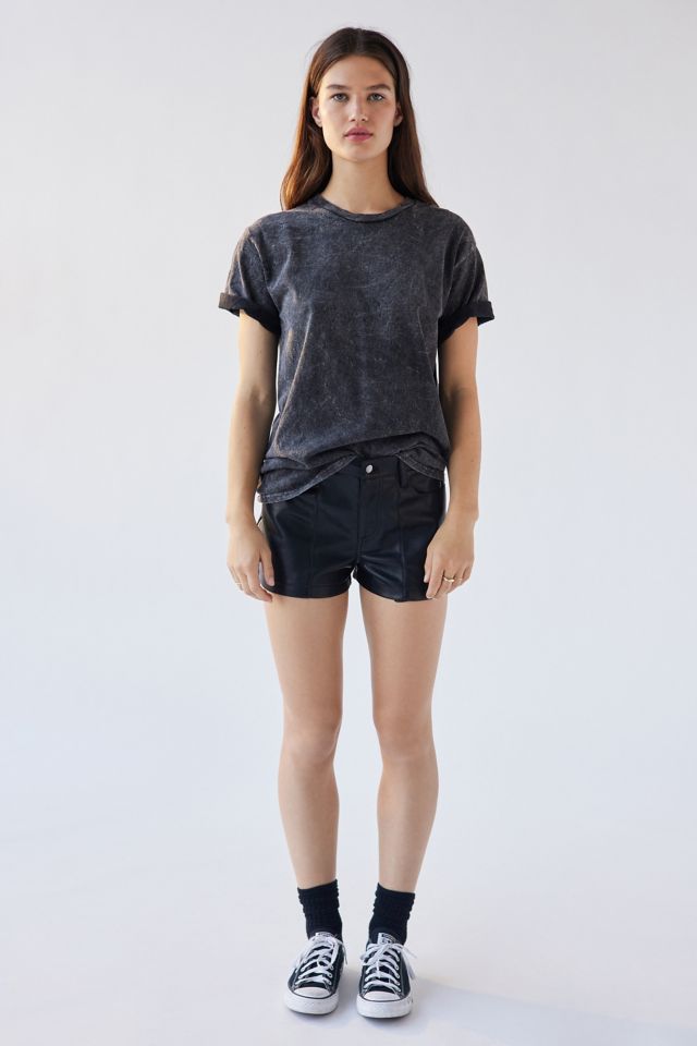 BDG Faux Leather Low-Rise Short #2
