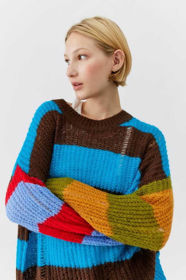 UO Alston Distressed Pullover Sweater #3