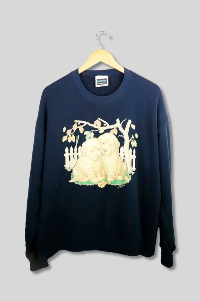 Vintage Cute Puppies Crew Neck Sweatshirt | Urban Outfitters