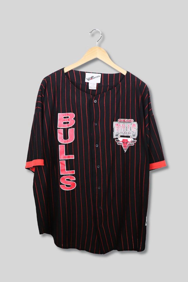 Vintage 1993 NBA Chicago Bulls Button Up Baseball Jersey