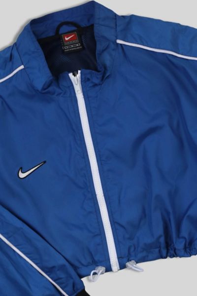 navy blue vintage nike windbreaker